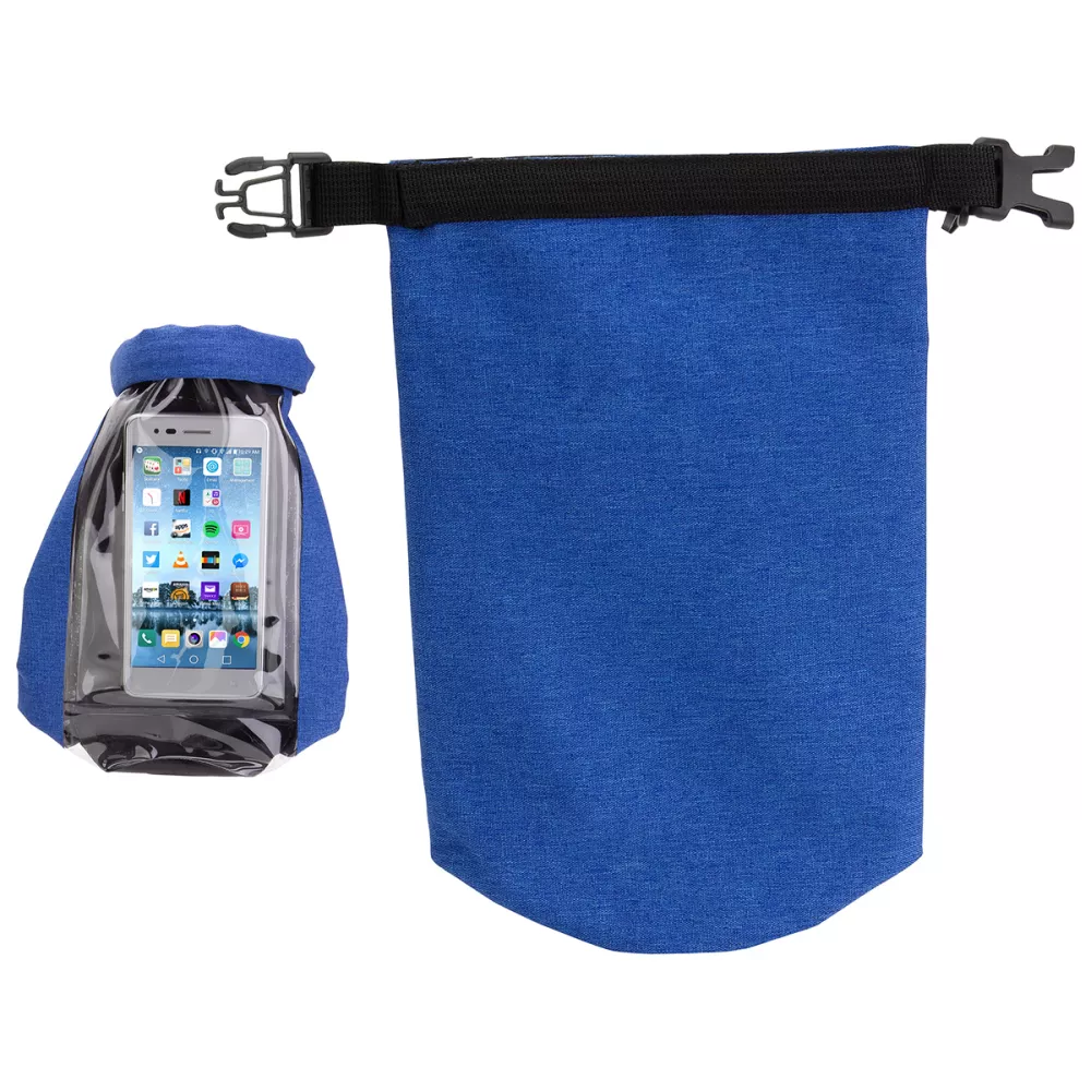 2-Liter Waterproof Gear Bag with Touch-Thru Phone Pocket