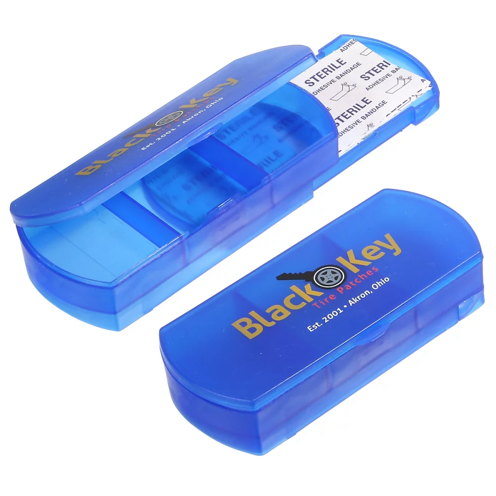 Étui pour bandages et boîte à pilules de santé