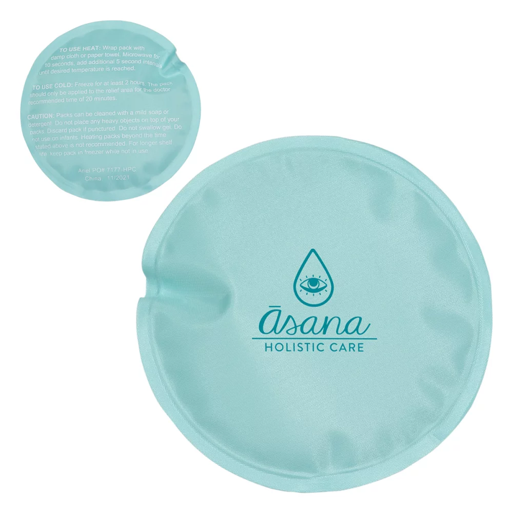 Round Nylon-Covered Hot/Cold Pack