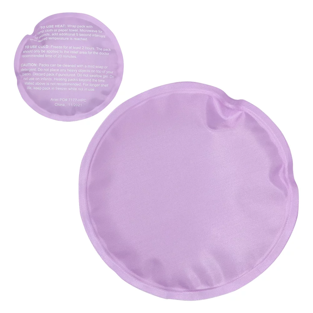 Round Nylon-Covered Hot/Cold Pack