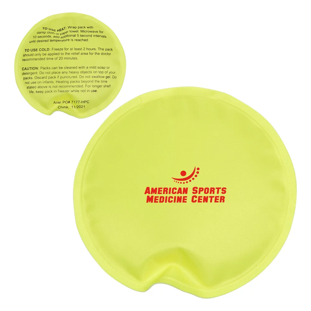 Paquet chaud/froid rond avec revêtement en nylon