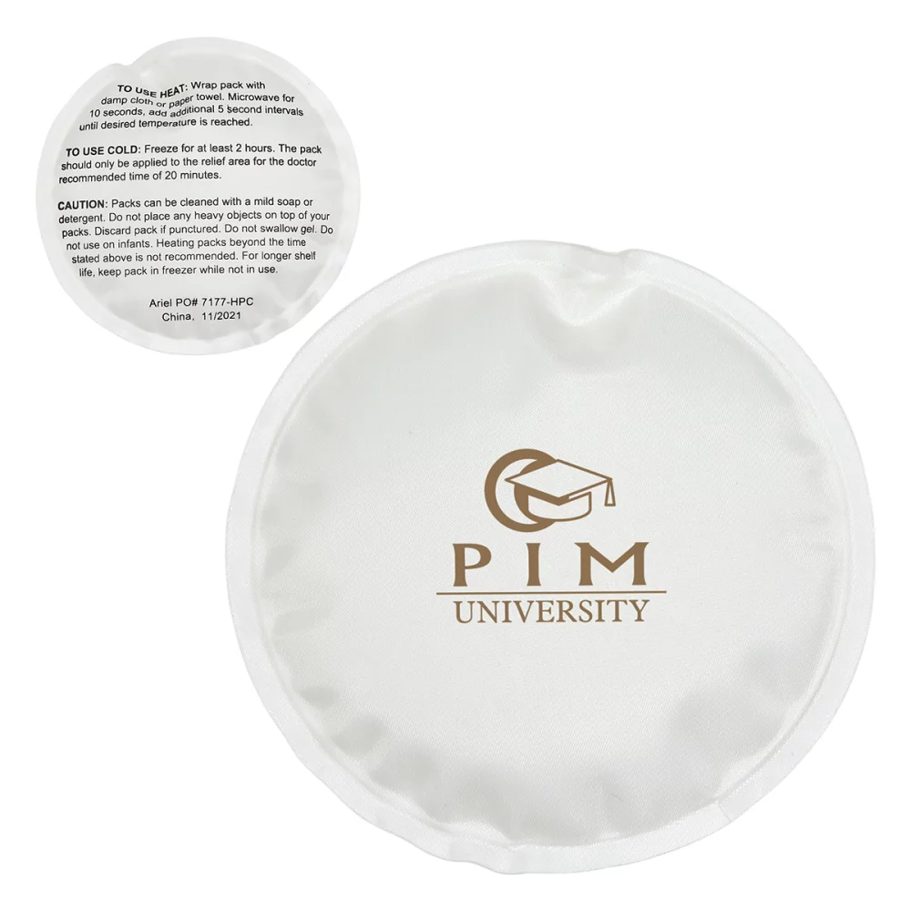 Round Nylon-Covered Hot/Cold Pack