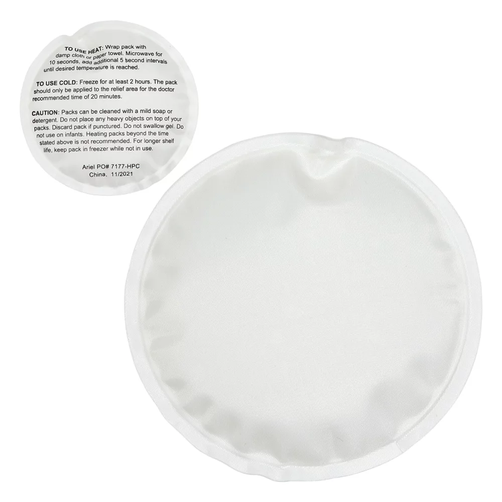 Round Nylon-Covered Hot/Cold Pack