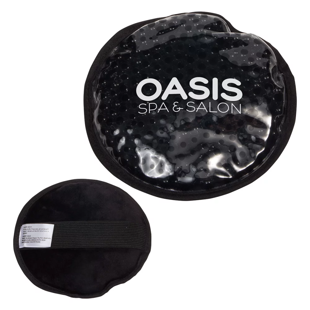 Bouillotte ronde en peluche chaud/froid