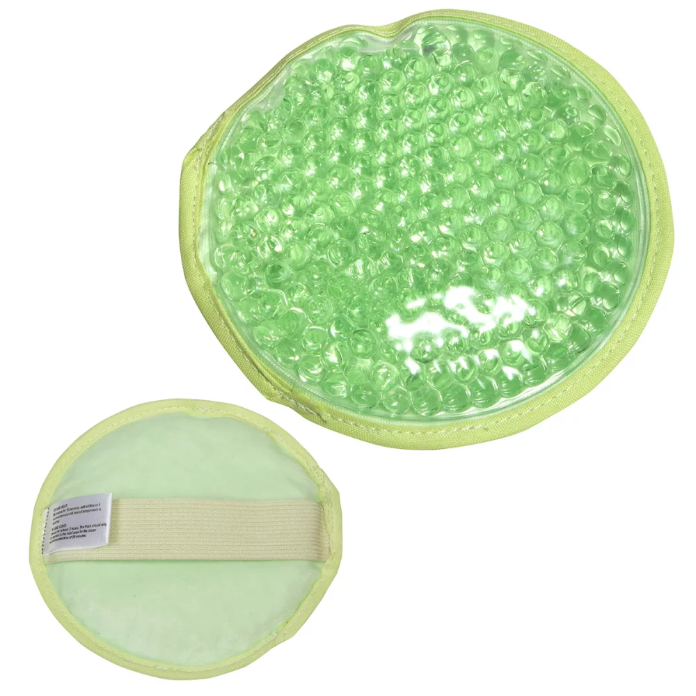 Bouillotte ronde en peluche chaud/froid