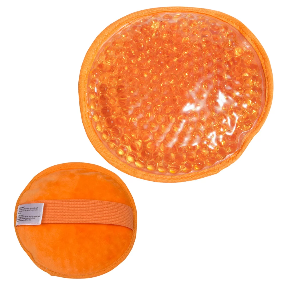 Bouillotte ronde en peluche chaud/froid