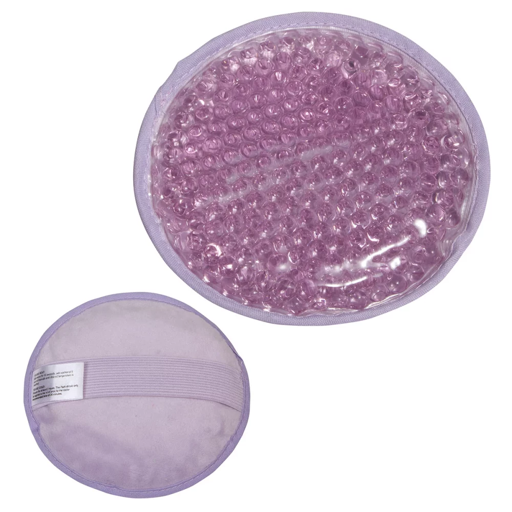 Bouillotte ronde en peluche chaud/froid