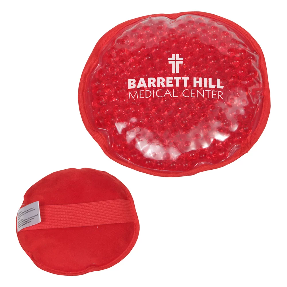 Bouillotte ronde en peluche chaud/froid