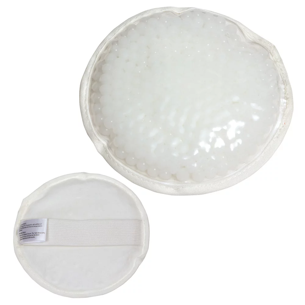 Bouillotte ronde en peluche chaud/froid