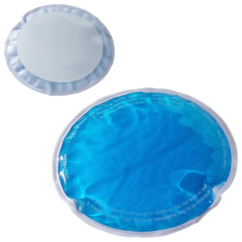 Round Re-stickable Cold Pack