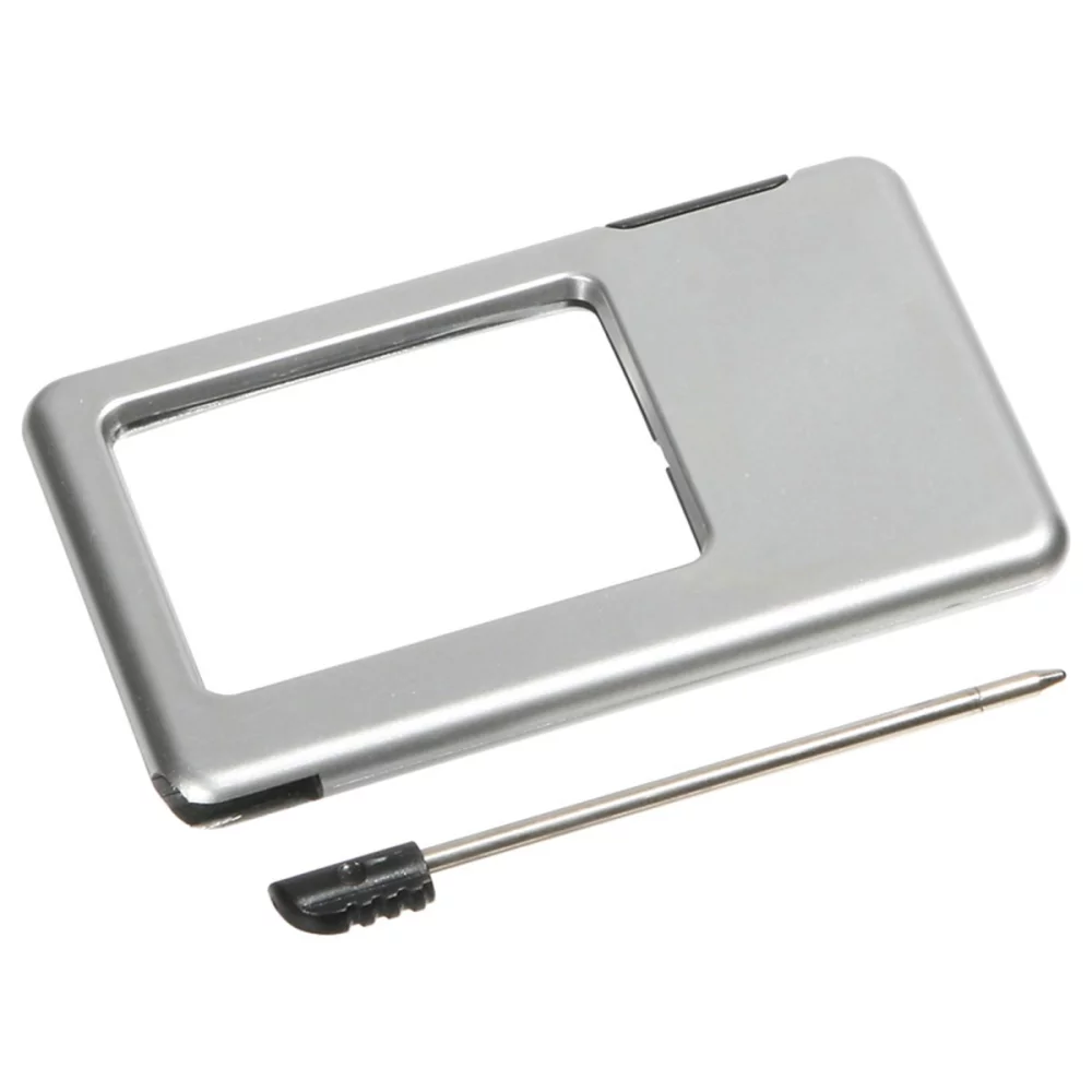 Loupe lumineuse mince en argent