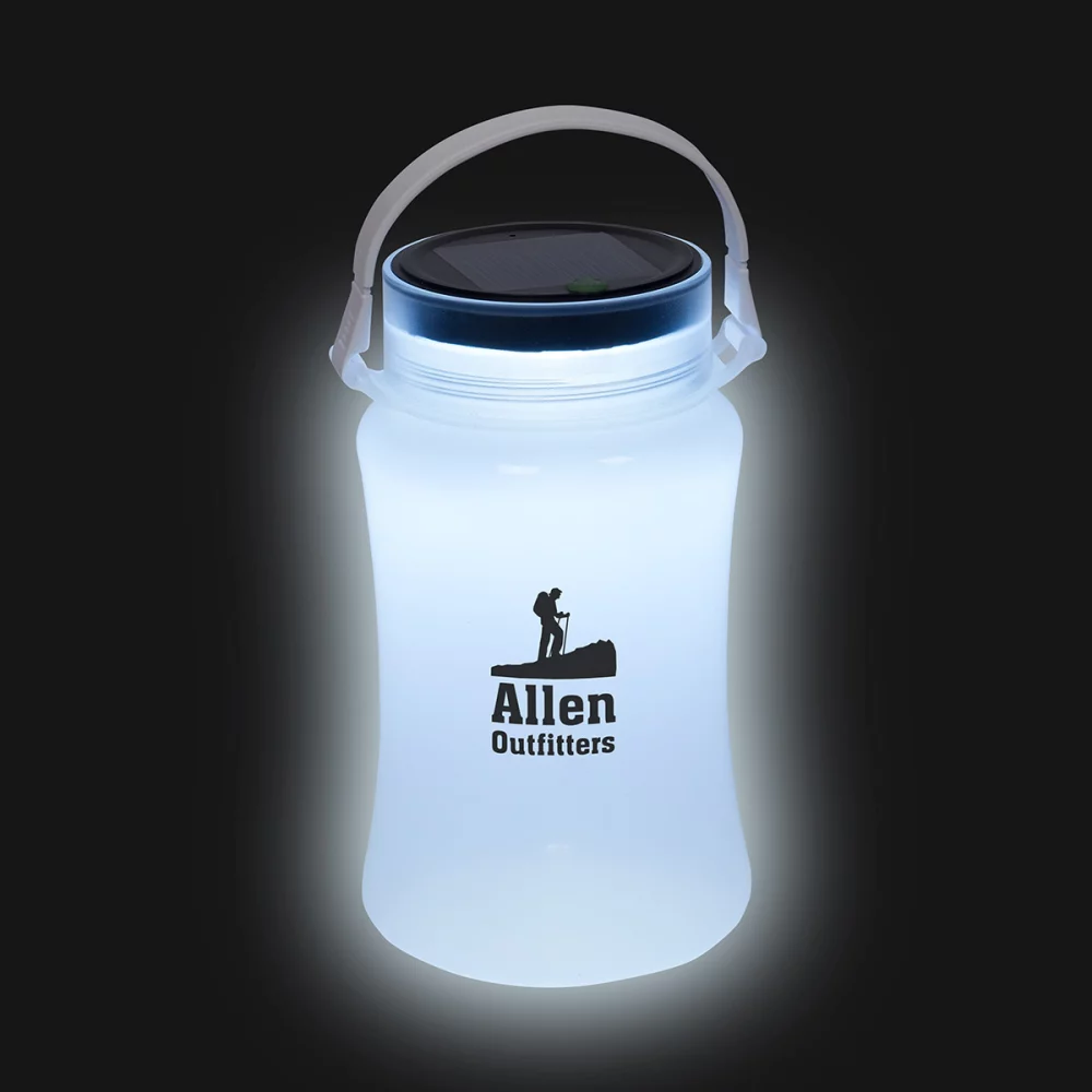 Conteneur pliable imperméable avec lumière solaire