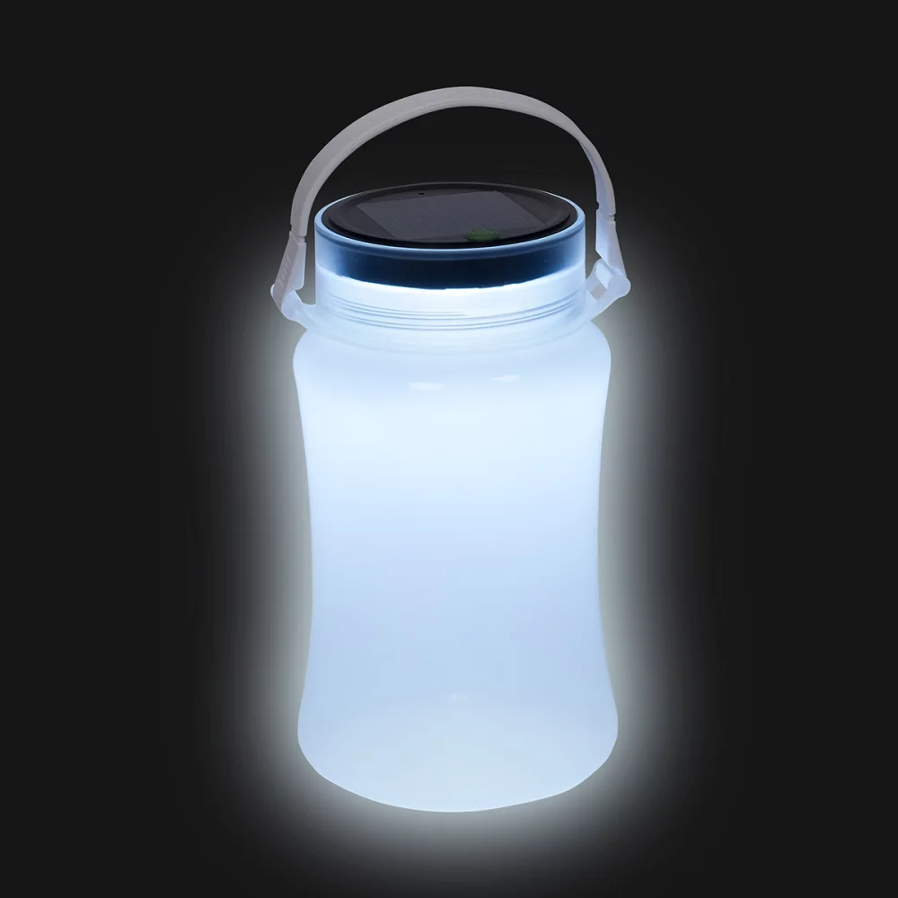 Conteneur pliable imperméable avec lumière solaire
