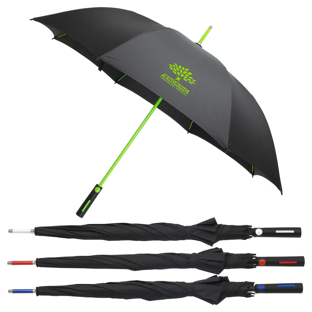 Parapluie automatique Parkside avec armature de couleur contrastante