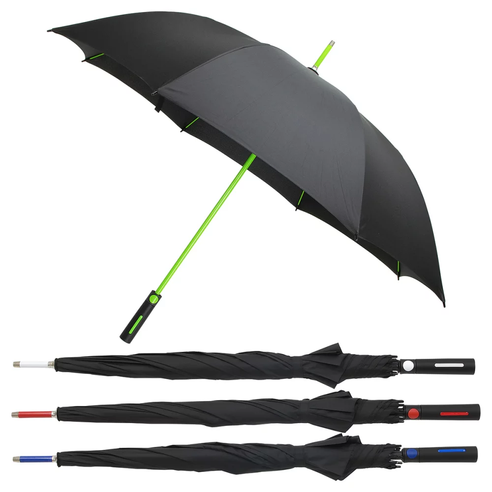 Parapluie automatique Parkside avec armature de couleur contrastante