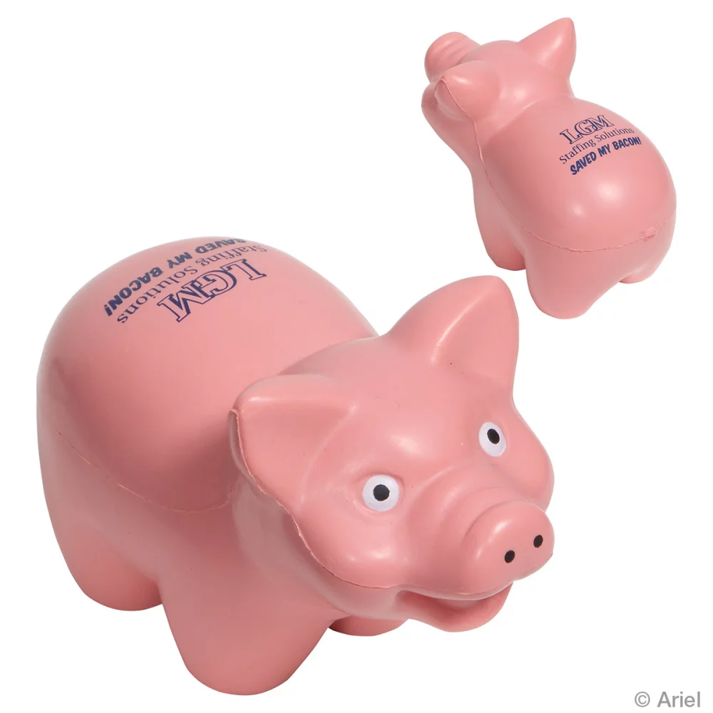Soulageur de stress en forme de cochon