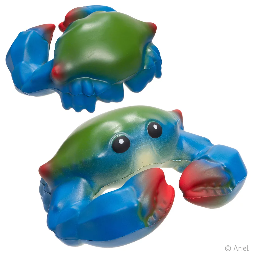 Soulageur de stress en forme de crabe bleu