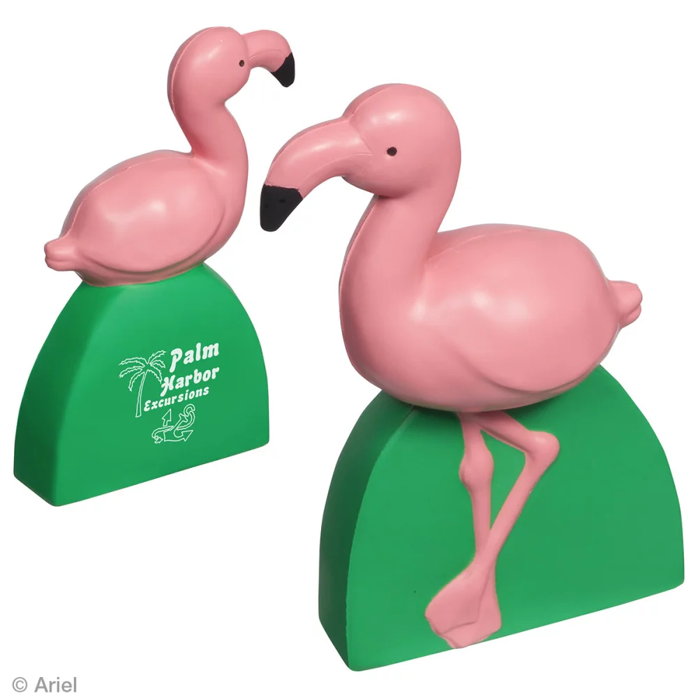 Soulageur de stress flamant rose
