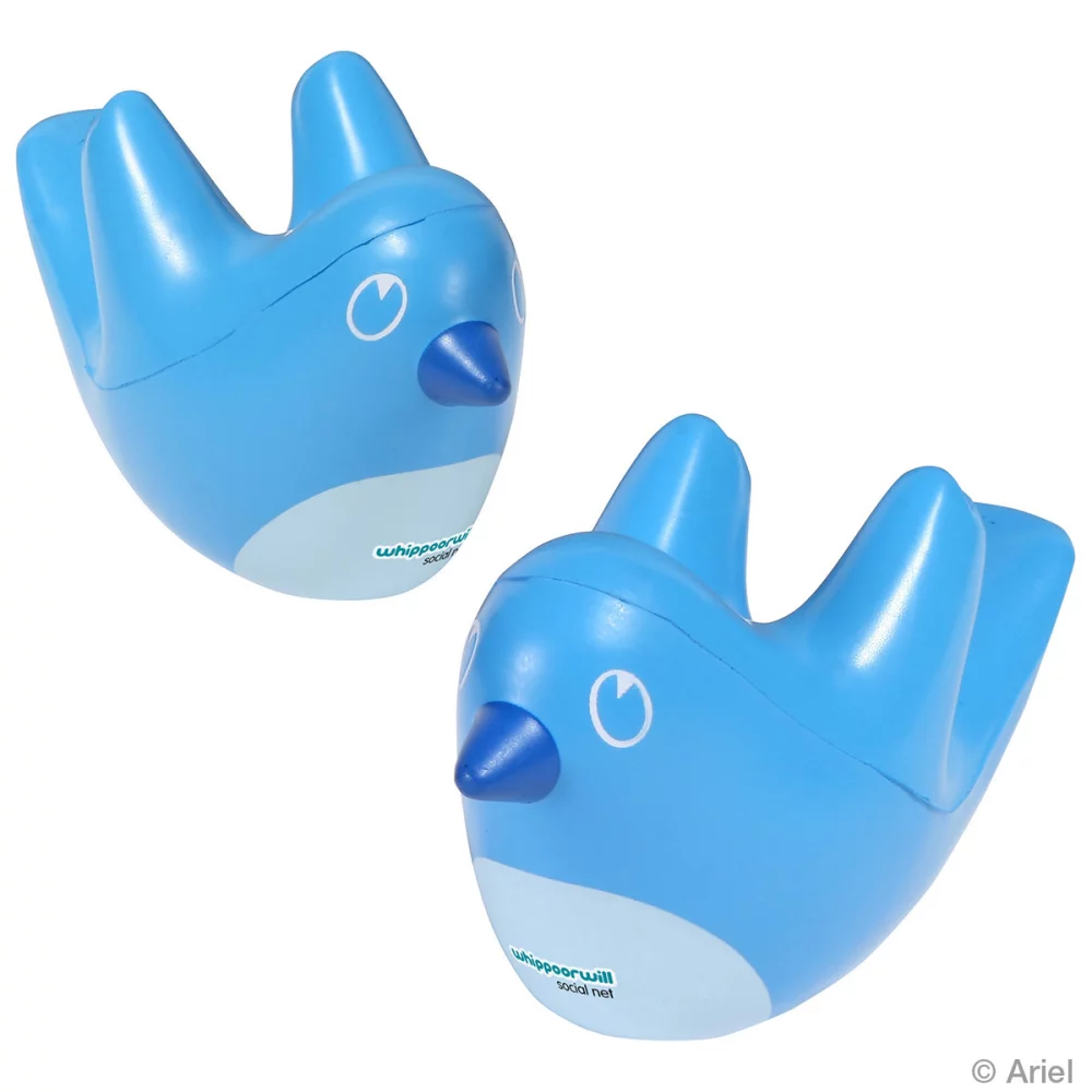 Soulage-stress en forme d'oiseau de réseautage