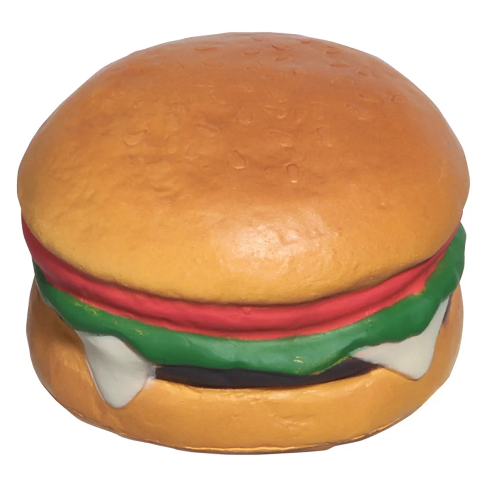 Soulageur de stress en forme de hamburger
