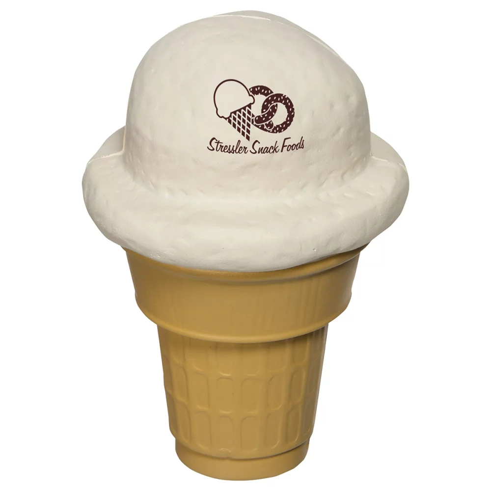 Soulage-stress en forme de cornet de crème glacée