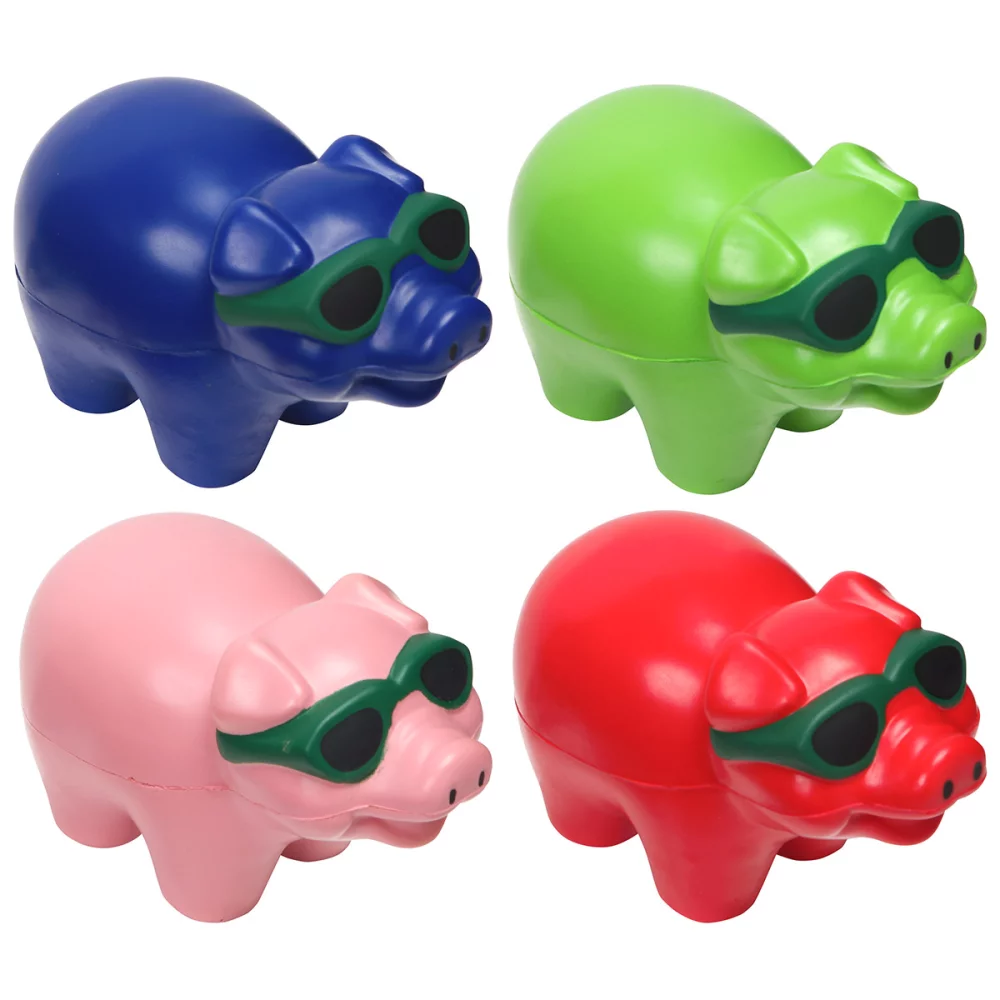 Soulagement du stress du cochon cool