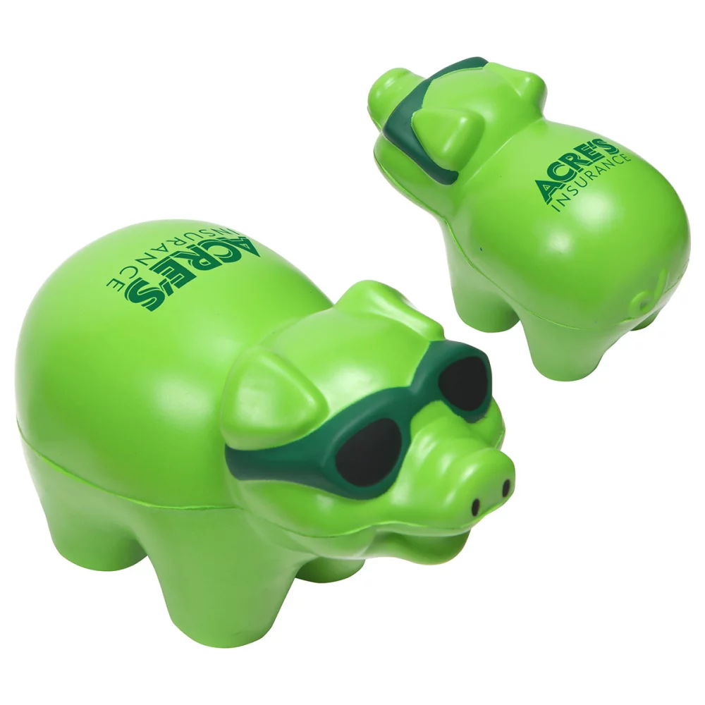 Soulagement du stress du cochon cool