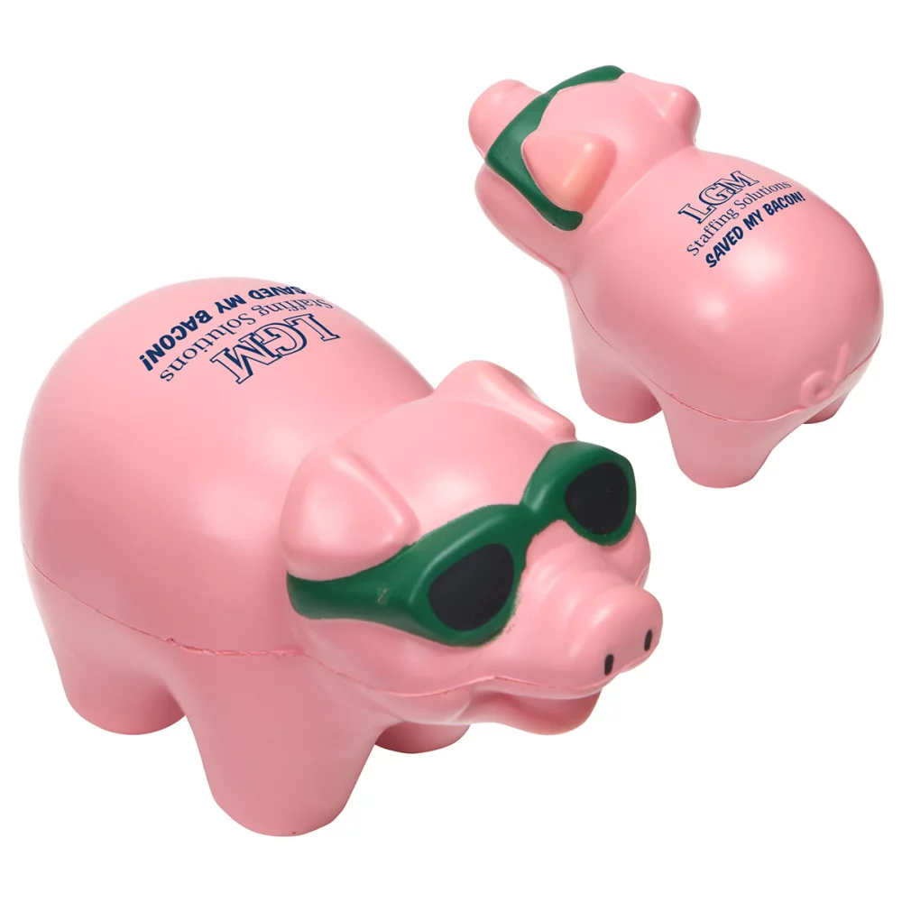 Soulagement du stress du cochon cool