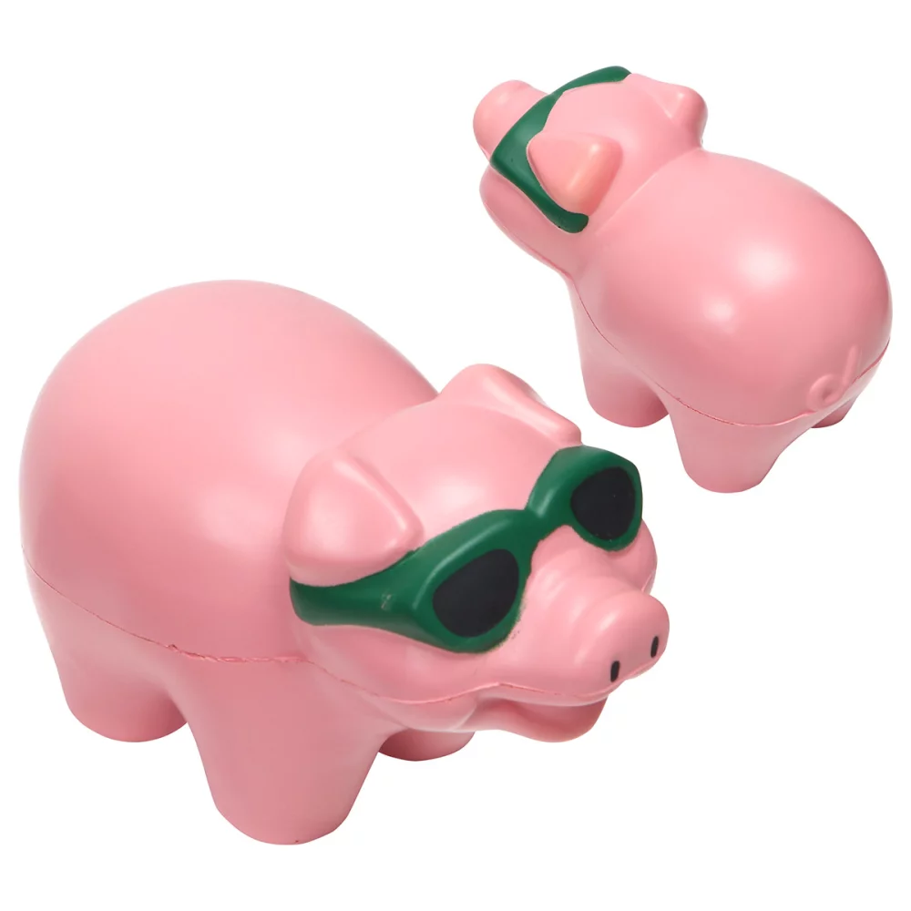 Soulagement du stress du cochon cool