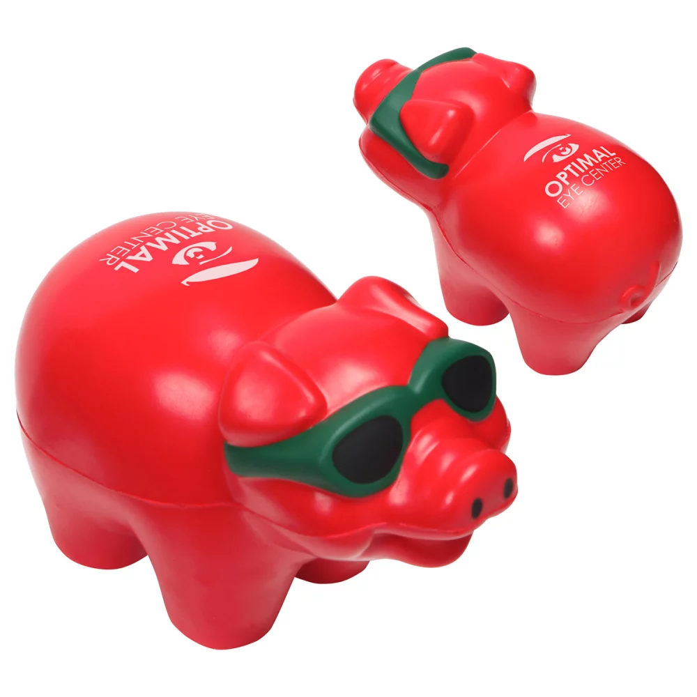 Soulagement du stress du cochon cool