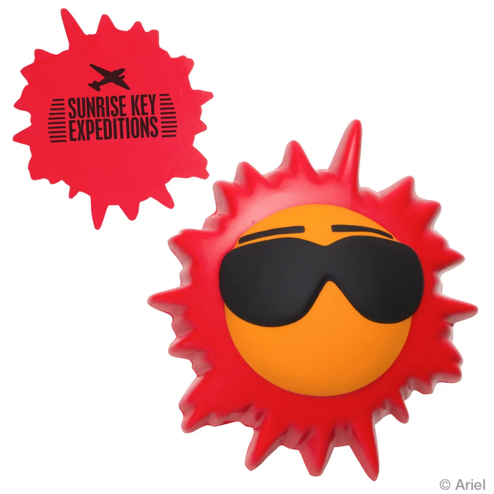 Soulage-stress en forme de soleil cool