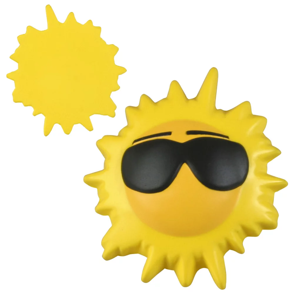 Soulage-stress en forme de soleil cool