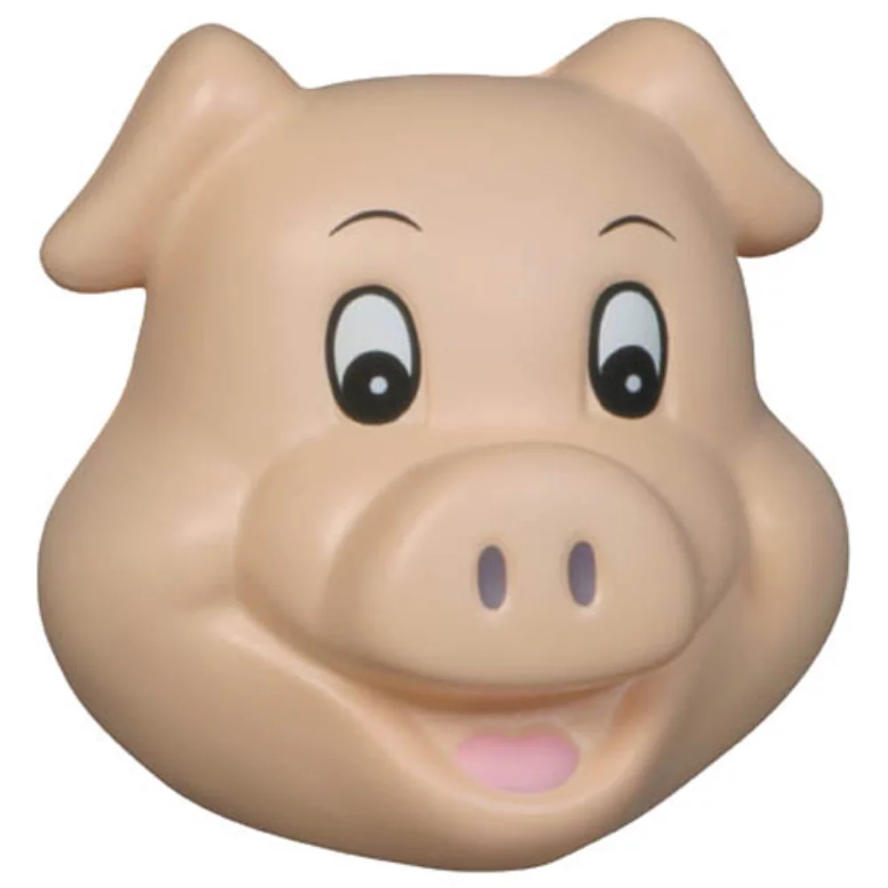 Soulageur de stress en forme de visage de cochon amusant