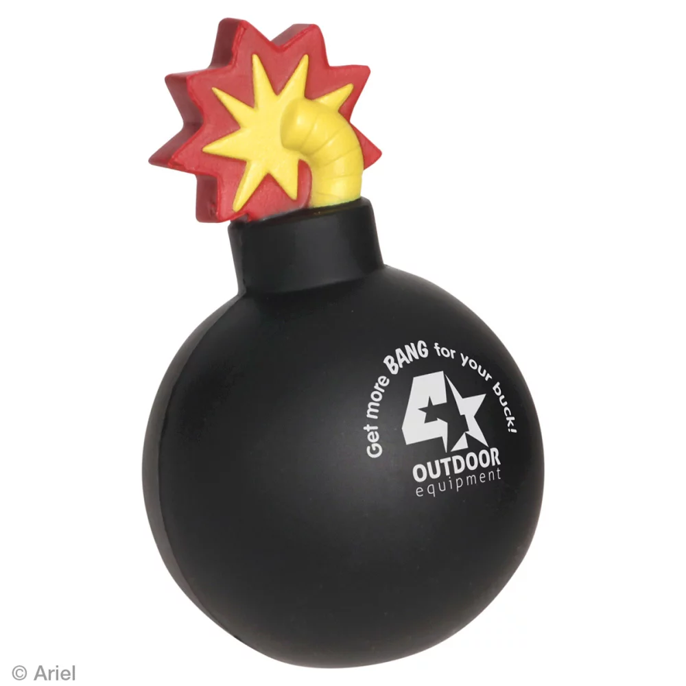 Relaxant anti-stress en forme de bombe avec mèche