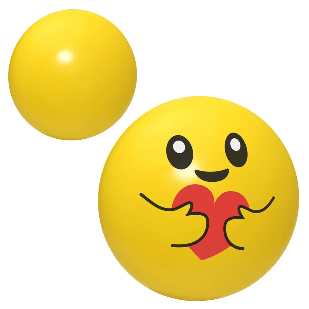 Emoji soulageant le stress en donnant une étreinte