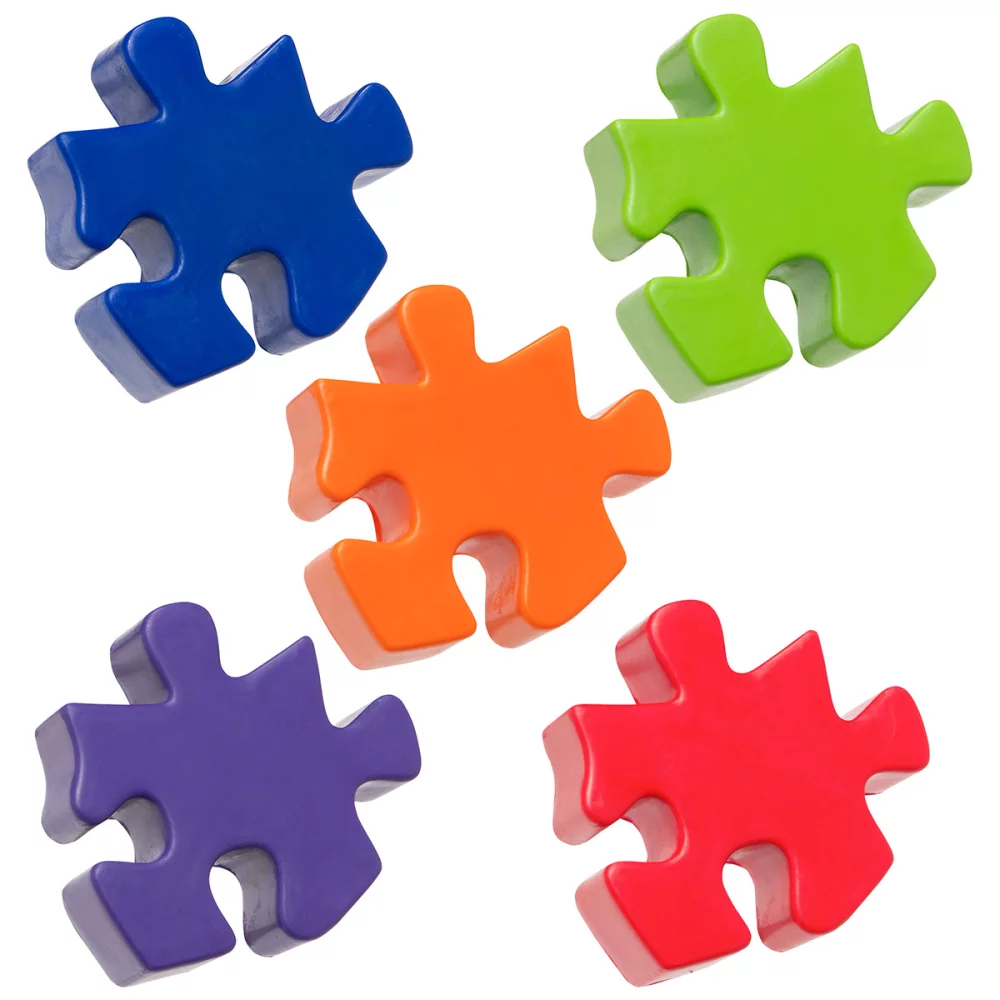 Puzzle Piece Stress Reliever

Soulage-stress en forme de pièce de puzzle