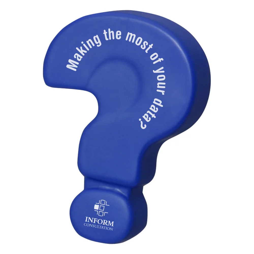 Relaxant anti-stress en forme de point d'interrogation