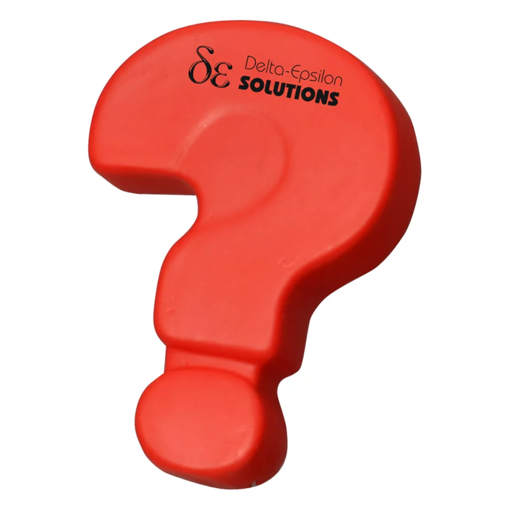 Relaxant anti-stress en forme de point d'interrogation