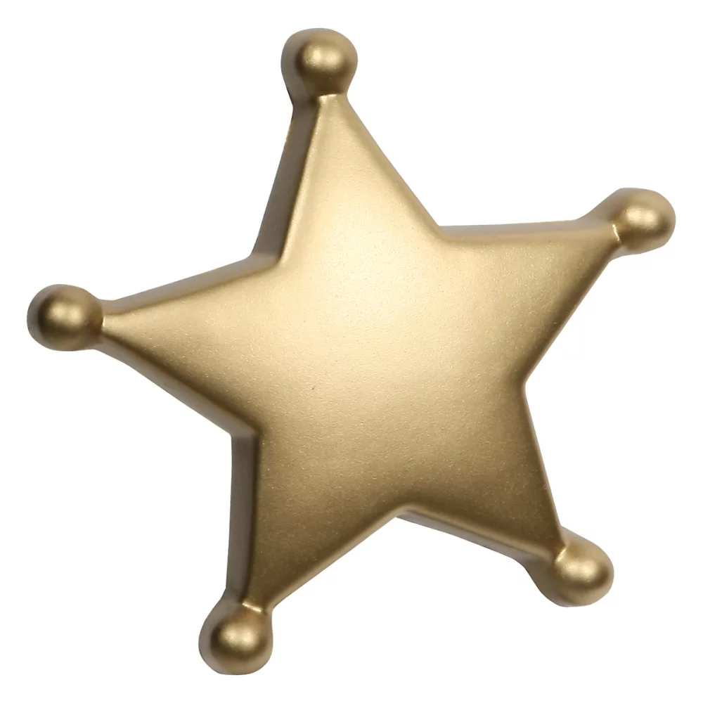 Soulage-stress en forme de badge de shérif