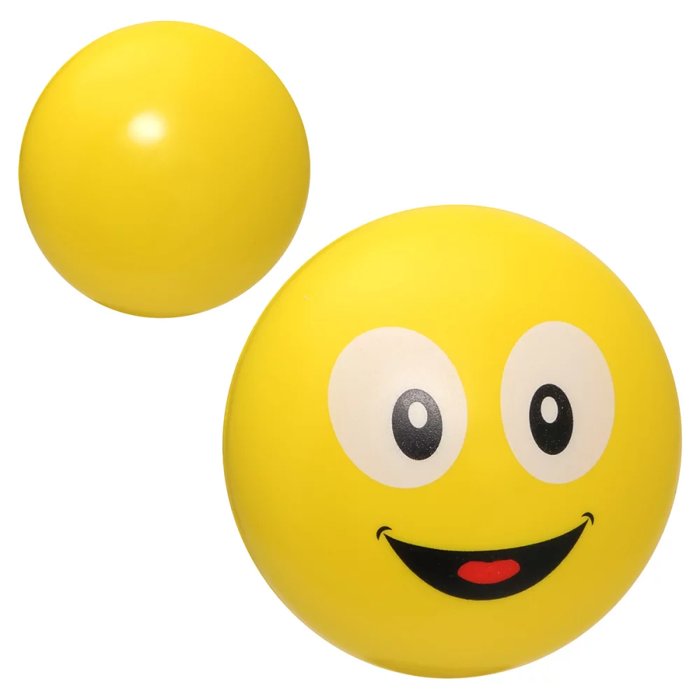 Soulagement du stress avec un emoji souriant