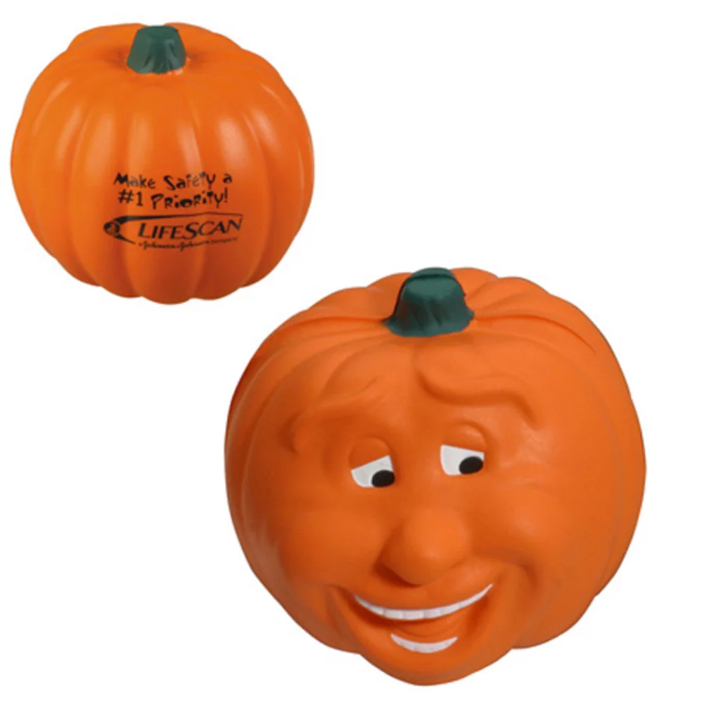 Soulage-stress citrouille souriante