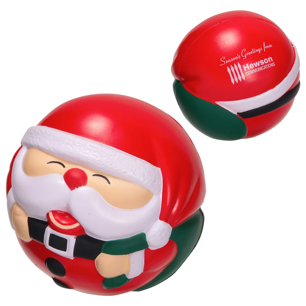 Soulageur de stress en forme de boule du Père Noël