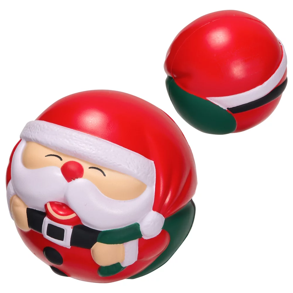Soulageur de stress en forme de boule du Père Noël