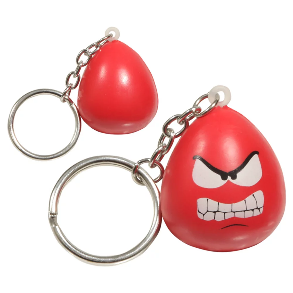 Mood Maniac Stress Reliever Key Chain-Angry