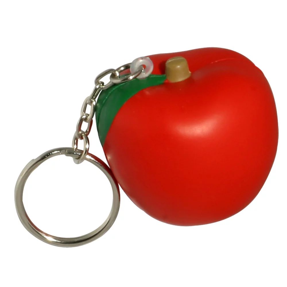 Porte-clés anti-stress en forme de pomme