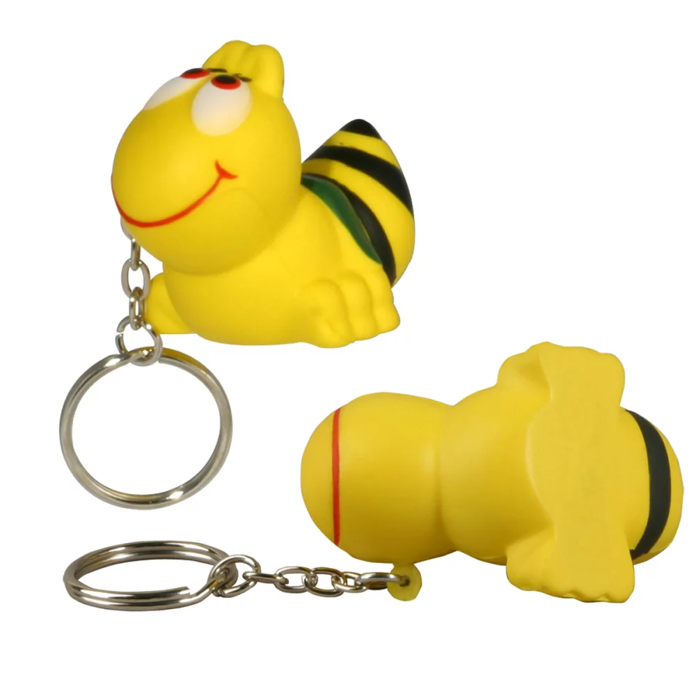 Porte-clés anti-stress en forme d'abeille