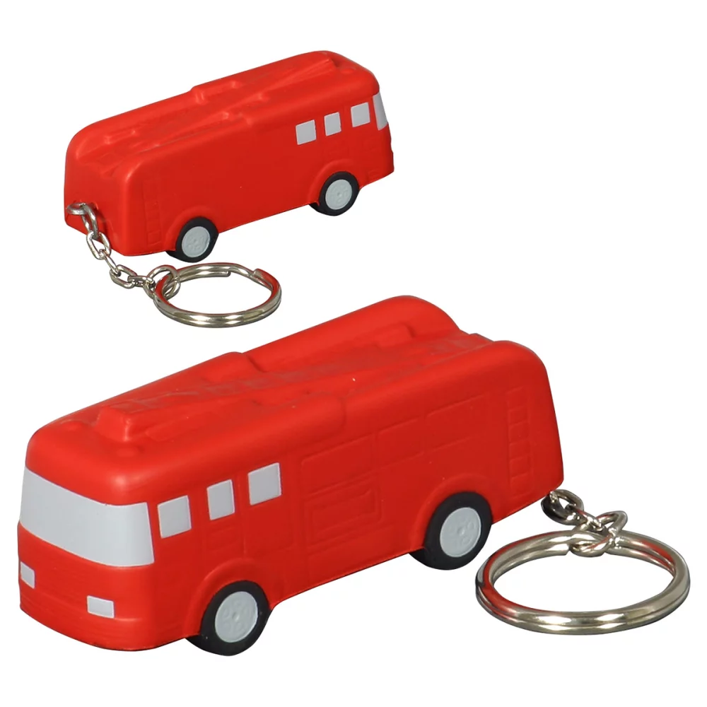 Porte-clés anti-stress camion de pompier