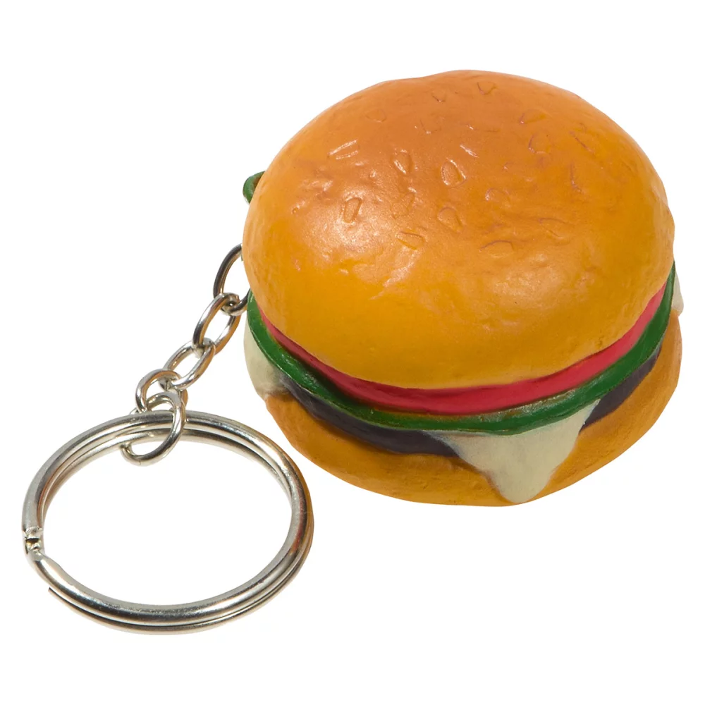 Porte-clés anti-stress en forme de hamburger
