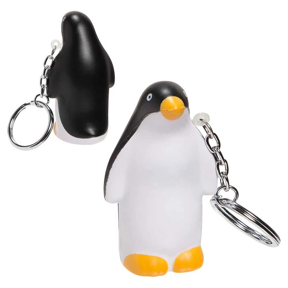 Penguin Stress Reliever Key Chain