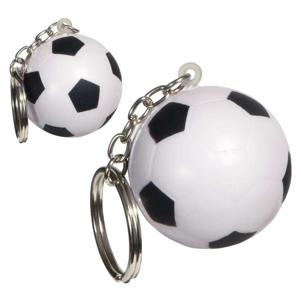 Porte-clés anti-stress en forme de ballon de soccer